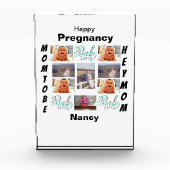 妊娠カスタム11写真コラージュ フォトブロック (正面)