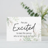 妊娠カードを見て興奮してる？ 案内状 (スタンド正面)