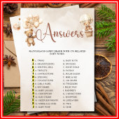 妊娠キャンディマッチ赤ちゃんシャワーゲームかわいいクマ 招待状