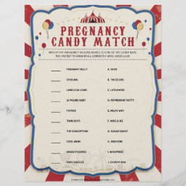 妊娠キャンディーマッチ[サーカステーマ] レターヘッド