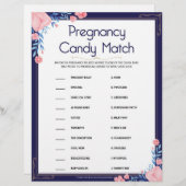 妊娠キャンディーマッチ[フローラフレーム] レターヘッド (正面/裏面)