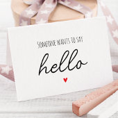 妊娠シンプル予告カードを表示する 案内状