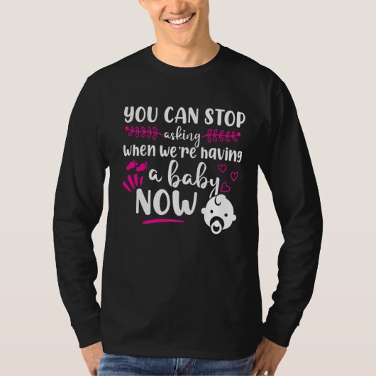 妊娠ストップす頼る Tシャツ (正面)