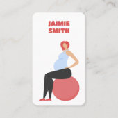 妊娠トレーナーフィットネス 名刺 (正面)