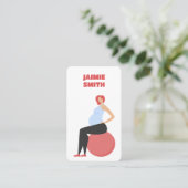 妊娠トレーナーフィットネス 名刺 (スタンド正面)