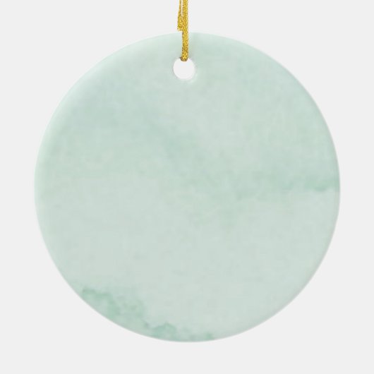 妊娠パーソナライズされた発表フローラセラミック セラミックオーナメント (裏面)