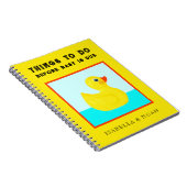 妊娠パーソナライズされた贈与 ノートブック (右側)