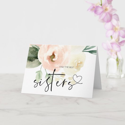 妊娠ベビーが妹にギフトを明らかにする新しい叔母 カード (蘭)