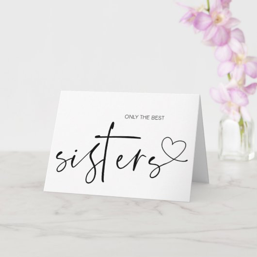 妊娠ベビーが姉の新しいおばさんへの贈り物を明らかに カード (蘭)