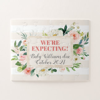 妊娠ベビーが明らかに我々が期待している発表 ジグソーパズル