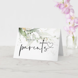 妊娠ベビーが祖父母の贈り物を公開 カード