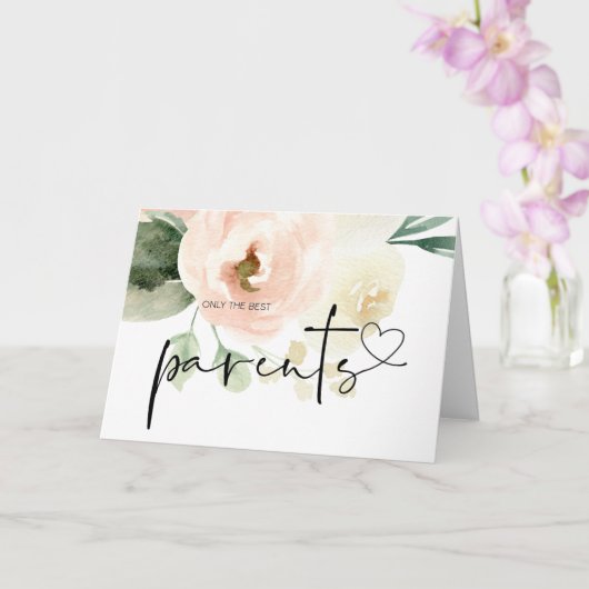 妊娠ベビーが祖父母への贈り物を明らかにする赤面 カード (蘭)