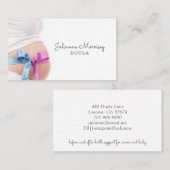 妊娠ベビーバンプドゥラ 名刺 (正面/裏面)