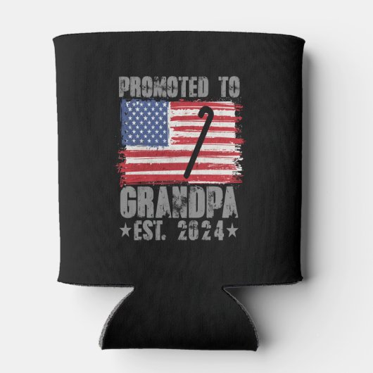 妊娠ベビーannounの2024おじいちゃんに昇進 缶クーラー (裏面)