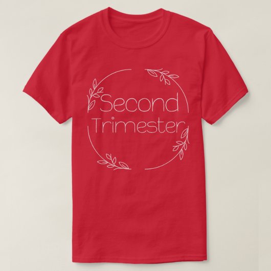 妊娠マイルストーン第2学期 Tシャツ (デザイン正面)