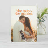 妊娠ミニマル発表クリスマスカード シーズンカード (スタンド正面)