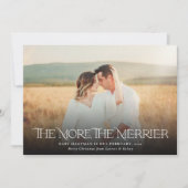 妊娠メリーのクリスマス写真を発表 シーズンカード (正面)