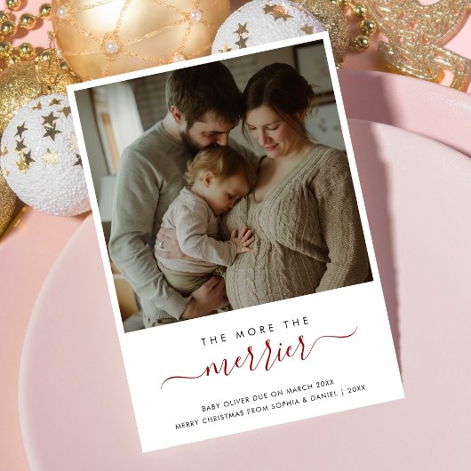 妊娠メリー写真の発表 シーズンカード