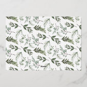 妊娠メリー写真の発表 箔シーズンカード (裏面)