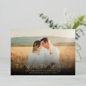 妊娠メリー写真の発表 箔シーズンカード (立ち正面)