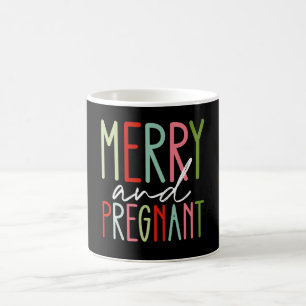 妊娠メリー妊娠クリスマス・ママ コーヒーマグカップ