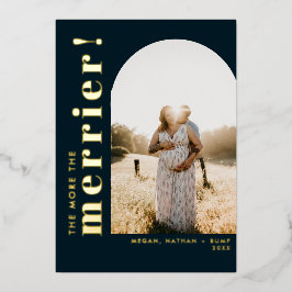 妊娠メリー海軍アーチ写真 箔シーズンカード