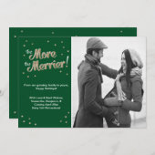 妊娠メリー発表の緑の増加 シーズンカード (正面/裏面)