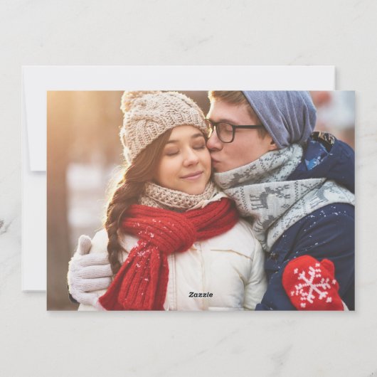 妊娠メリー発表クリスマスカード シーズンカード (裏面)