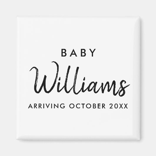 妊娠モダン発表 マグネット (正面)