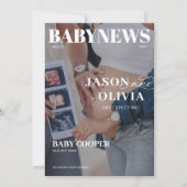 妊娠モダン雑誌 案内状 (正面)