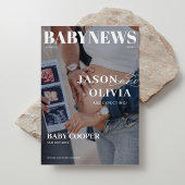 妊娠モダン雑誌 案内状