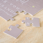 妊娠ユニーク発表パズルピンク ジグソーパズル (側面)