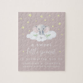 妊娠ユニーク発表パズルピンク ジグソーパズル