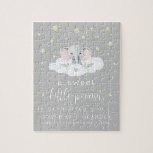妊娠ユニーク発表パズル来の間 ジグソーパズル (縦)