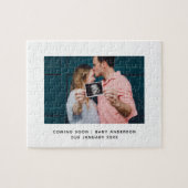 妊娠ユニーク発表来の写真 ジグソーパズル (横)