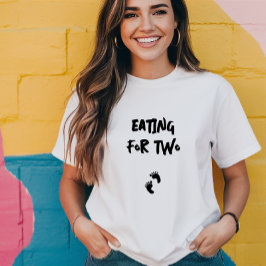 妊娠ユーモアのある指紋 Tシャツ