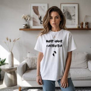 妊娠ユーモアのある指紋 Tシャツ