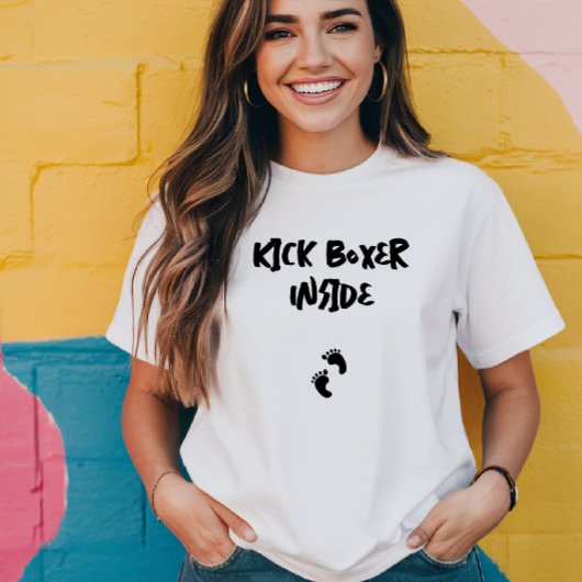 妊娠ユーモアのある指紋 Tシャツ