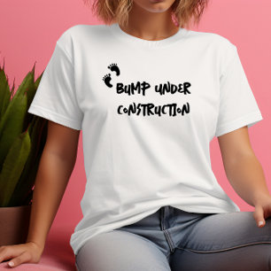 妊娠ユーモアのある指紋 Tシャツ
