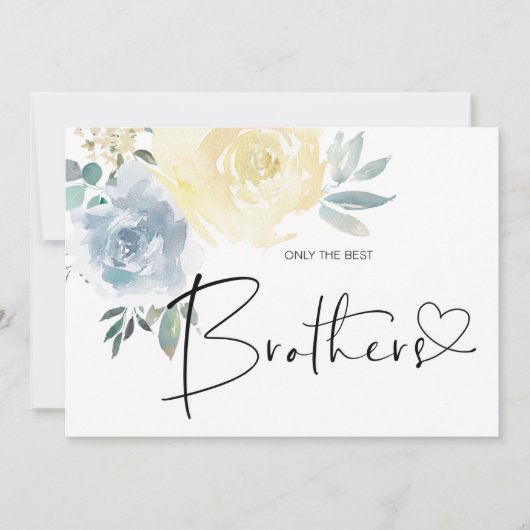 妊娠リビールブラザーアンクルベビー発表 カード (正面)