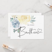 妊娠リビールブラザーアンクルベビー発表 カード (正面/裏面インサイチュ)