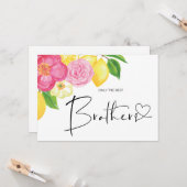 妊娠リビールブラザーニューアンクルベビー カード (正面/裏面インサイチュ)