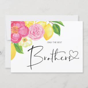 妊娠リビールブラザーニューアンクルベビー カード