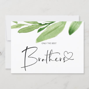 妊娠リビールブラザー新生児緑 カード