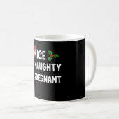 妊娠中いけなのクリスマス一覧の妊娠 コーヒーマグカップ (正面右)
