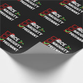 妊娠中いけなのクリスマス一覧の妊娠 ラッピングペーパー (角)