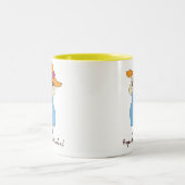 妊娠中で素晴らしいコーヒーマグ ツートーンマグカップ (中央)