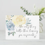 妊娠中に新しい祖父母が現れる カード (スタンド正面)