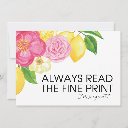 妊娠中に明らかになるベビー カード (正面)