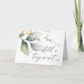 妊娠中に祖父母が妊娠していることが明らかに カード (正面)